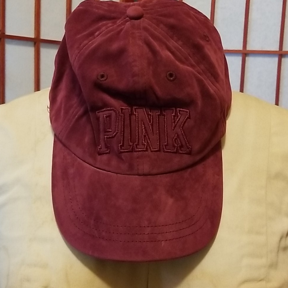 Maroon velvet hat